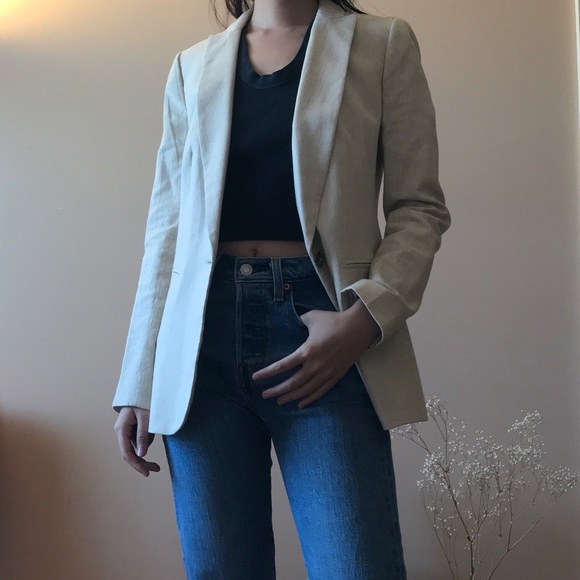 Jcrew linen blazer - Picture 1 of 4